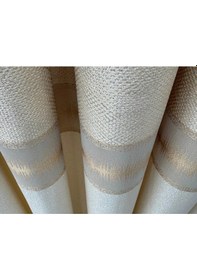 Resim Nivemeshome Umut Fj614365 V 120 Krem 1/3 Sık Pile Fon Perde Lacivert 