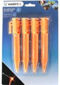 Resim Madfox Led işıklı Çadır Kazığı 15cm 4p Çok Renkli 