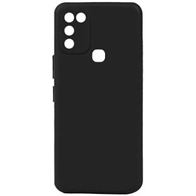 Resim İnfinix Hot 10 Play Kılıf Kamera Korumalı Tpu Silikon Siyah 