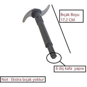 Resim Vestel Uyumlu Perilla Maxi Doğrayıcı Alt Bıçak 