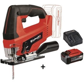 Resim Einhell TC-JS 18 Li Dekupaj Testeresi + 5.2 Ah Plus Starter Kit 