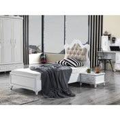 Resim Sln Lotus Karyola Gri Başlıklı 90x190 