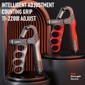 Resim 1 adet Mekanik Sayım Kavrama Gücü Antrenörü, Ayarlanabilir Direnç 11-220lbs (5-100kg), Kavrama Egzersizi, Esneklik Eğitimi için 