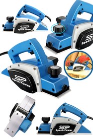 Resim Spech Power American 1500 W Exclusive Platin Şanzuman Çift Bıçaklı Planya Kalınlık Makinası 