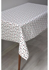 Resim Astarlı Silinebilir Pvc Muşamba Masa Örtüsü 126-a-kırmızı 