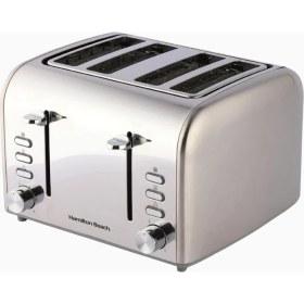 Resim Hamilton Beach 4 Dilim Ekmek Kızartma Makinesi, 1600W, Inox 