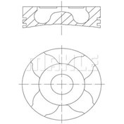 Resim Mahle Motor Piston Segman 0.60 -0.20mm Kısa P307-expert-c4-jumpy-fıesta-cmax 1.6 Hdı D IS00-MAHLE 0400615 