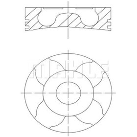Resim Mahle Motor Piston Segman 0.60 -0.20mm Kısa P307-expert-c4-jumpy-fıesta-cmax 1.6 Hdı D IS00-MAHLE 0400615 