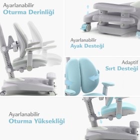 Resim Lara Çocuk Çalışma Sandalyesi - Pembe 