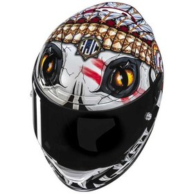 Resim Hjc Rpha12 Kask Kepına Mc1 Beyaz - Kırmızı - Siyah 