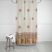 Resim Zethome Banyo Perdesi 2x110x200 Çift Kanat Duş Perdesi Halka Hediyeli Duşakabin Perdesi 4860 
