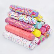 Resim 300/500 Adet Cupcake Lineri - Pastel ve Canlı Renkler (Pembe, Sarı, Yeşil, Mor, Turuncu, Kırmızı, Kahverengi) - Zarif Çiçek Desenli, Puantiyeli, Çizgili, Düz Renkler - Doğum Günü, Düğün, Parti Cupcakeleri için Tek Kullanımlık Fırın Kapları - Cupcake Dekorları ile Uyumlu 