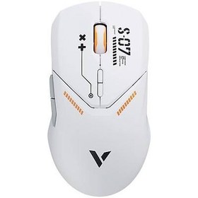 Resim RAPOO 12364 VT9PRO Wired Kablosuz Gaming Mouse Beyaz Turuncu 