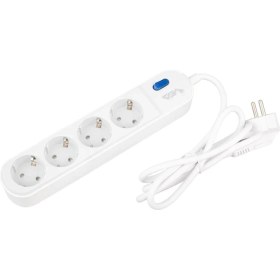 Resim Ayt Vea VE-VEGA104 Grup Priz 4'lü Akım Korumalı Priz Anahtarlı 3500 Watt 16 Amper Uzatma Kablo 1.5 Metre 