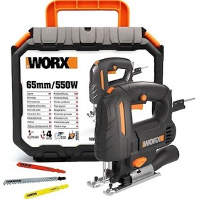 Resim Worx WX463 550 Watt Devir Ayarlı Profesyonel Dekupaj Testere 