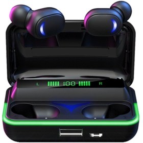 Resim VOOKA Warrior Gaming Oyuncu E10 Kablosuz Bluetooth Kablosuz Kulaklık Rgb 5.1 Wireless Ledli 