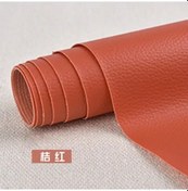 Resim 50x137 Cm Deri Yama Kendinden Yapışkanlı Çıkartmalar Stick-on Hiçbir Ütü Kanepe 50x137 Orange 