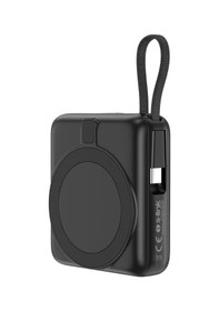 Resim S-link M10l 10000 Mah Magsafe Uyumlu 15w Kablosuz Ve 22.5w Pd Hızlı Şarj Powerbank Siyah Siyah 