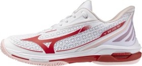 Resim Mizuno Wave Exceed Tour 7 AC Kadın Tenis Ayakkabısı Beyaz / Kırmızı 
