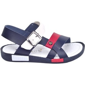 Resim Kiko Kids Kiko Şb 2517-26 Orto pedik Erkek Çocuk Sandalet Terlik Lacivert - Lacivert - Kırmızı 
