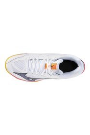 Resim MIZUNO Thunder Blade Z MID Unisex Voleybol Ayakkabısı Beyaz / Turuncu 