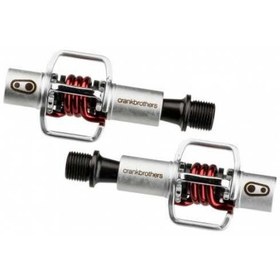 Resim Crank Brothers Spd Pedal Eggbeater Mtb/Gravel Kırmızı Yay 