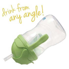 Resim Bbox Tıklama Uçlu Kilitli Alıştırma Bardağı 240ml +6 Ay Yeşil 