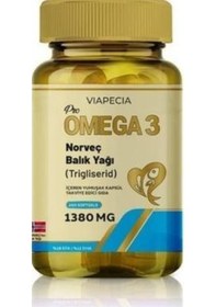 Resim Viapecia Pro-omega 3 Norveç Balık Yağı 200 Softgel 