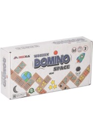 Resim Özbience Ahşap Domino Seti, Eğlenceli ve Zeka Geliştirici Oyunlar 