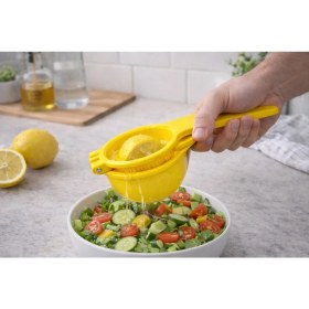 Resim Buffer Pratik Plastik Süzgeçli Çekirdek Ayıran Limon Sıkacağı 