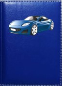 Resim Promosyon Denizi Araba 1 Görselli Lacivert Ruhsat Kabı 