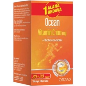 Resim Ocean Vitamin C 1000 mg 30+30 Tablet 1 Alana 1 Bedava 