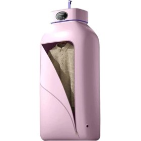 Resim Katlanır Çamaşır Kurutma Makinesi-Pembe 