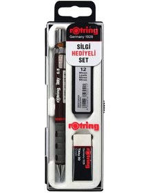 Resim Rotring Tikky Versatil Kalem 0.5 MM Okul Seti - Bordo 