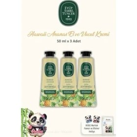 Resim El ve Vücut Kremi 3'lü Havaii Ananas 50 ml ve Rosıe Pamuk 