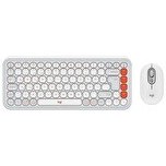 Resim Logitech POP ICON Bluetooth Klavye Mouse Seti Beyaz 920-013076 