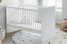 Resim Nessiworld Babywhen Pratik Kademeli Sallanır Beşik 60x120 Beyaz 