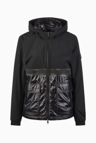 Resim Pikeur Rainjacket 7018 Kapüşonlu Su Geçirmez Kadın Yağmurluk Siyah 