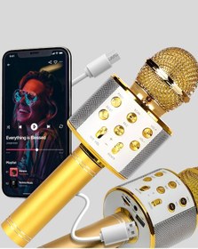 Resim Gld-spt- Kablosuz Karaoke Mikrofon Usb Aux Destekli Parti Ve Eğlence İçin 