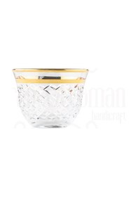 Resim Fincan Mırra Fincanı Mırra Fincan Seti Mırra Fincan Takımı Lux Baklava Mırra Seti Bel Yaldız Altın Renk 