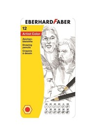 Resim Eberhardfaber 12'li Çizim Kalemi Metal Kutu Ef-516913 