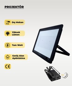 Resim 400w Led Projektör 3200k Sarı Işık 1 Adet 