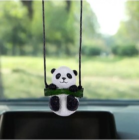 Resim EmgCraft Sallanan Panda Araba Süsü 