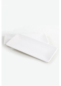 Resim Keramika Mat Beyaz Siera Kayık Tabak 33 Cm 2 Adet 7694902739703 