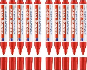 Resim 260 Beyaz Tahta Kalemi Kırmızı 10 Lu Paket Nocolor-a22e99d6 