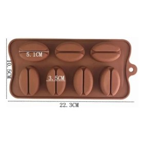 Resim Kahve Çekirdeği Şekilli Silikon Kalıp 