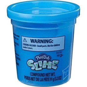 Resim Hasbro Play-doh Slime Mavi Tekli Hamur 