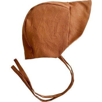 Düz Siperli Tarçın Bebek Şapkası Açık Kahverengi