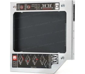 Resim Dark DK-AC-DSOSD12 StoreX X.Tray Notebook Optik Sürücü SATA Disk Yuvası Dönüştürücü (12.7mm) 