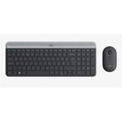 Resim Logıtech MK470 Kablosuz Klavye & Mouse Set- Siyah 920-009435 